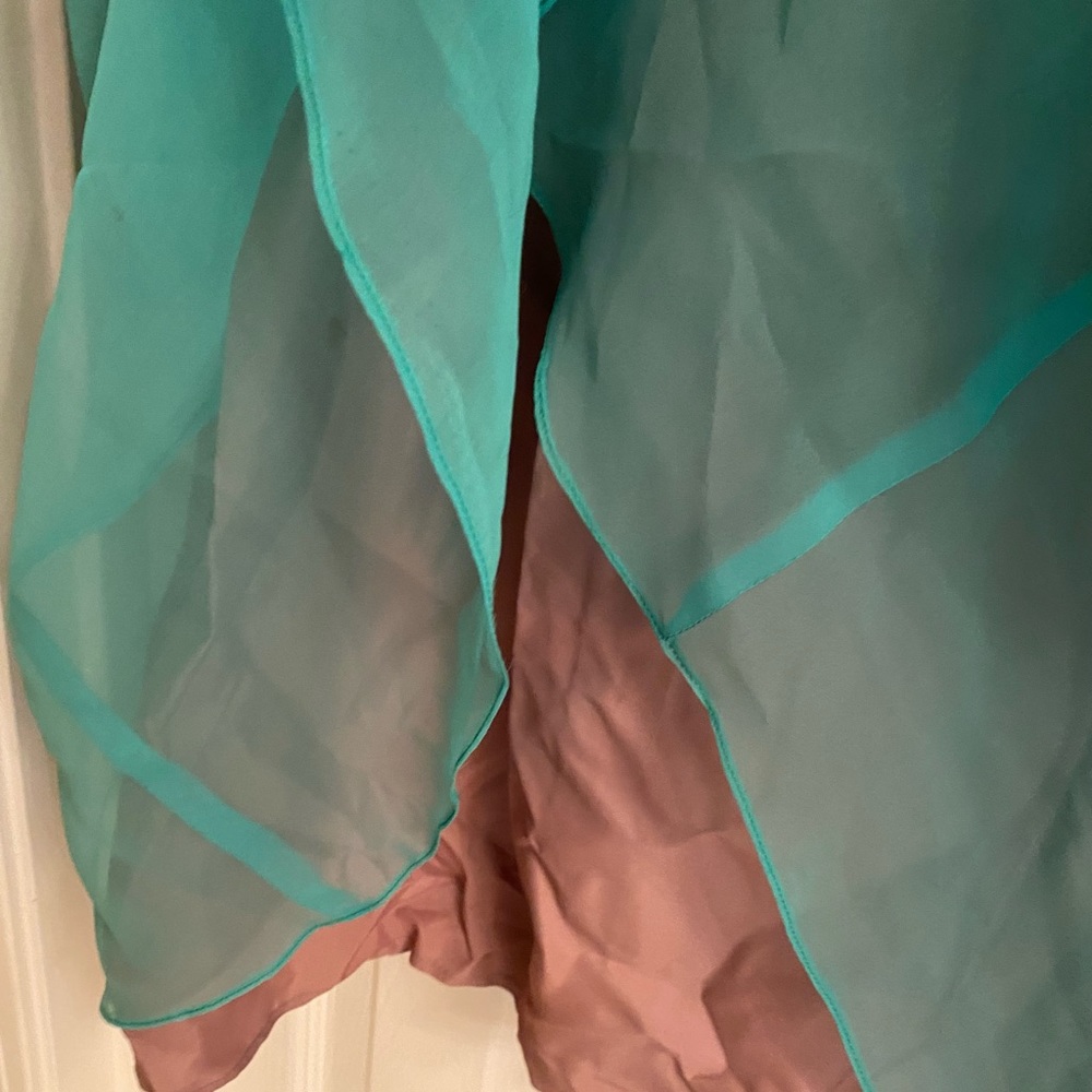 Jack Bryan vintage ethereal tea length dress gown chiffon 50s or 60s - Picture 5 of 13
